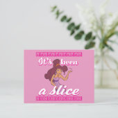 Carte Postale Megara - It's Been a Slice Postcard (Debout devant)