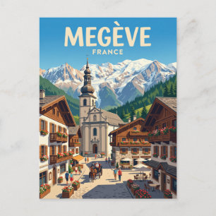 Carte Postale Megève France