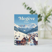 Carte Postale Megève, France (Debout devant)