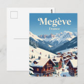 Carte Postale Megève, France (Devant / Derrière)