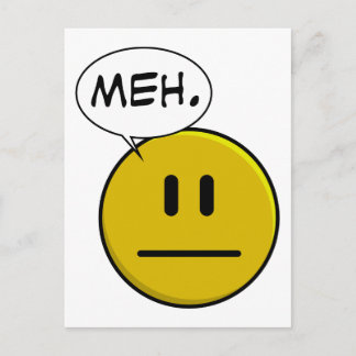 Carte Postale Meh