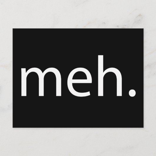 Carte Postale meh (Devant)