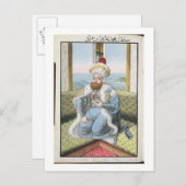 Carte Postale Mehmed II (1432-1481), appelé Fatih, le Conquérant (Devant / Derrière)