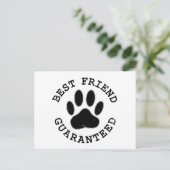Carte Postale Meilleur Ami Garanti De Chien En Perte (Debout devant)