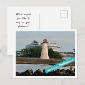 Carte postale meilleur aux Bahamas (Devant / Derrière)