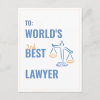 Meilleur avocat du monde. Idée cadeau de collègue.