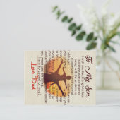 Carte Postale Meilleur Cadeau Pour Son | À mes citations Fils (Debout devant)