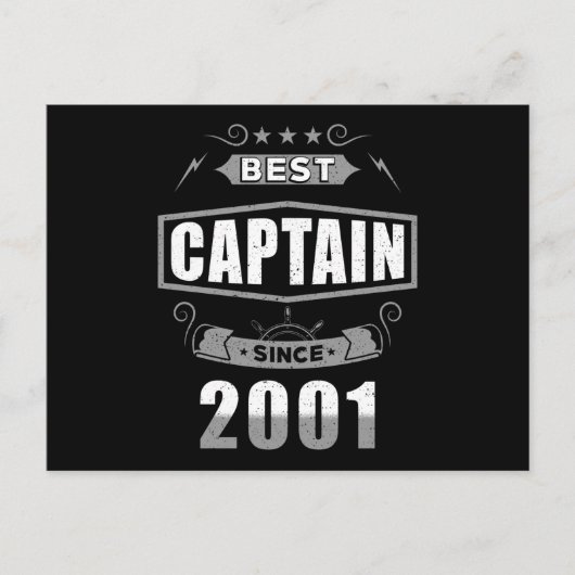 Carte Postale Meilleur capitaine d'anniversaire de capitaine dep (Devant)