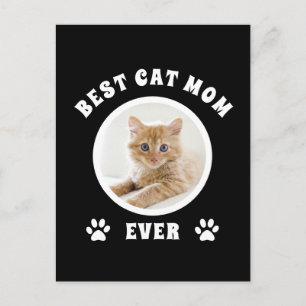 Carte Postale Meilleur Chat Maman Toujours Personnalisé Photo Pe