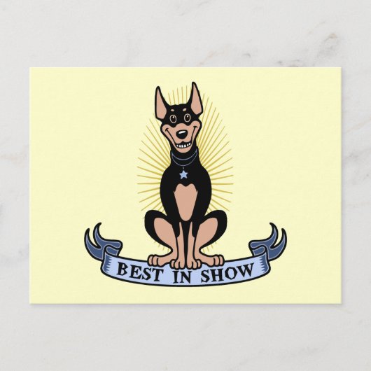 Carte Postale Meilleur dans le spectacle -Dobe (Devant)