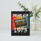 CARTE POSTALE MEILLEUR DE 1973 BANDE CASSETTE VINTAGE SUR MESURE (Debout devant)