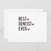 Carte Postale Meilleur dentiste (Devant / Derrière)
