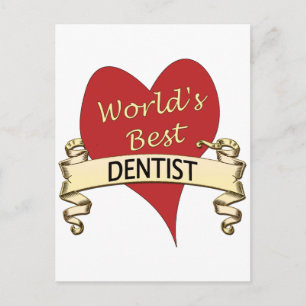 Carte Postale Meilleur dentiste du monde