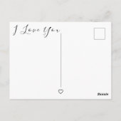 Carte Postale Meilleur ensemble photo de la Saint-Valentin (Dos)