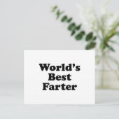 Carte Postale Meilleur Farter du monde (Debout devant)