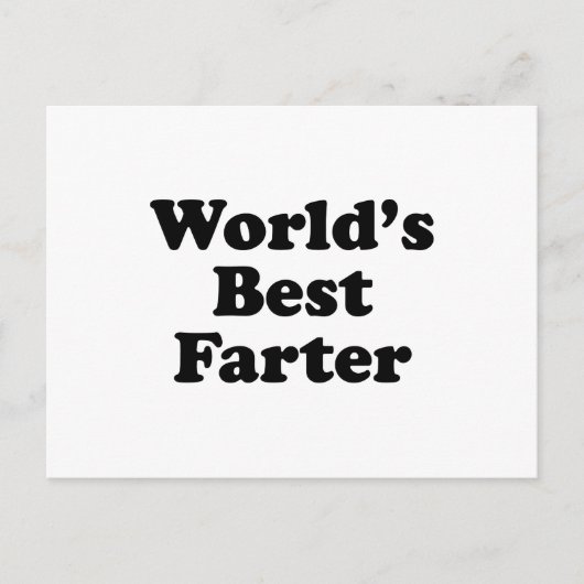 Carte Postale Meilleur Farter du monde (Devant)