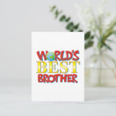 Carte Postale Meilleur Frère du monde (Debout devant)