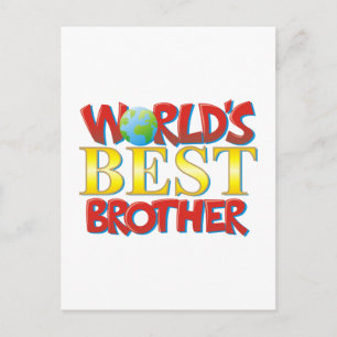 Carte Postale Meilleur Frère du monde