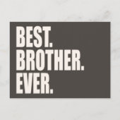Carte Postale Meilleur. Frère. Jamais. (Devant)