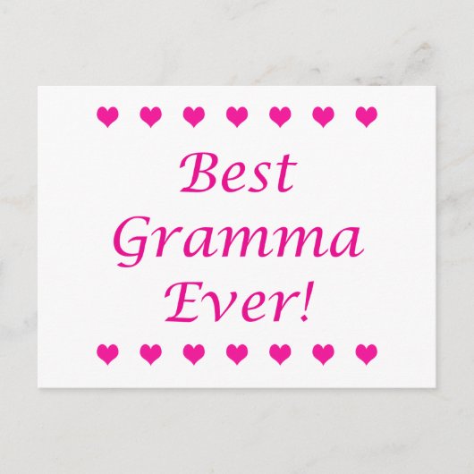 Carte Postale Meilleur Gramma jamais (Devant)