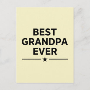 Carte Postale Meilleur grand-père qui soit 