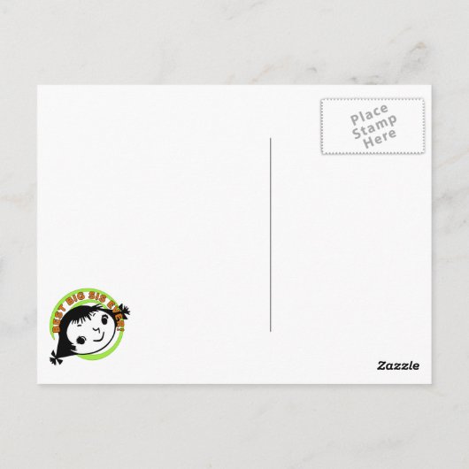 Carte Postale Meilleur Grand Sis Rétro (Dos)