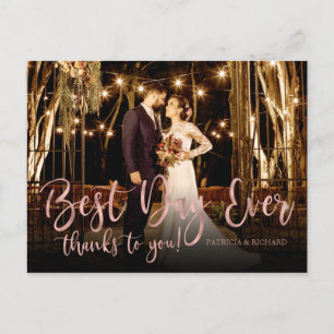 Carte Postale Meilleur Jour Jouer Jouet Script Photo Mariage Mer