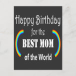 Carte Postale Meilleur Maman Birthday Design<br><div class="desc">Wonderful cute birthday design for your lovely mama</div>