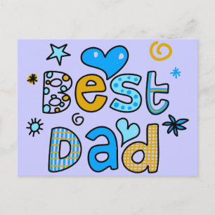 Carte Postale Meilleur papa