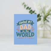 Carte Postale Meilleur Papa (Debout devant)
