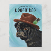 Meilleur Papa Chien Pug Fête des Pères