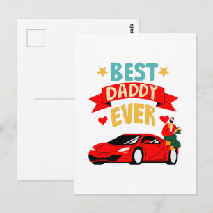 Carte Postale Meilleur Papa de tous les temps