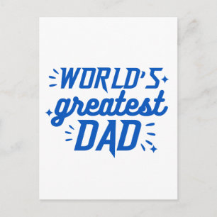 Carte Postale Meilleur papa du monde