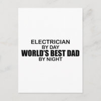 Meilleur papa du monde - Electricien