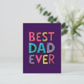 Carte Postale Meilleur Papa Ever (Debout devant)