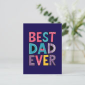 Carte Postale Meilleur Papa Ever (Debout devant)