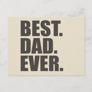 Carte Postale Meilleur papa jamais