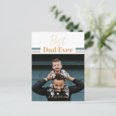 Carte Postale Meilleur papa jamais Nous t'aimons (Debout devant)