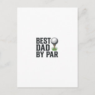 Carte Postale Meilleur Papa Par Golf Fête Des Pères Design Vinta