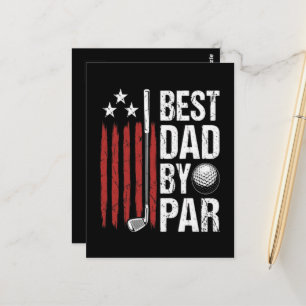 Carte Postale Meilleur Papa Par Humour Golf