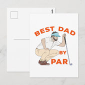 Carte Postale Meilleur papa par rapport (Devant / Derrière)