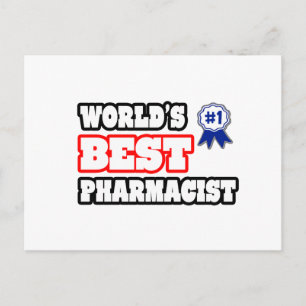 Carte Postale Meilleur pharmacien du monde