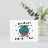 Carte Postale Meilleur PopPop m'appartient (Debout devant)