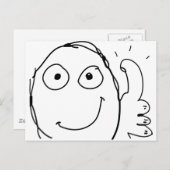 Carte Postale meilleur que prévu pouces (Devant / Derrière)