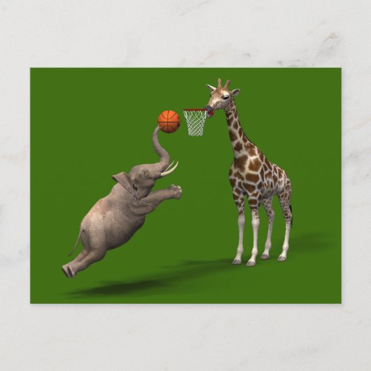 Carte Postale Meilleur scorer de basket-ball (Devant)