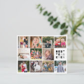 Carte Postale Meilleure année moderne jamais minimal Bonne année (Debout devant)