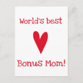 Carte Postale Meilleure Belle-Mère du Monde ! | La fête des Mère (Devant)