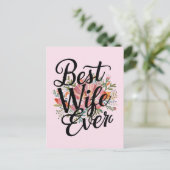 Carte Postale Meilleure épouse jamais  (Debout devant)