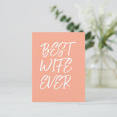 Carte Postale Meilleure femme qui soit (Debout devant)