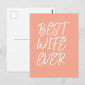 Carte Postale Meilleure femme qui soit (Devant / Derrière)